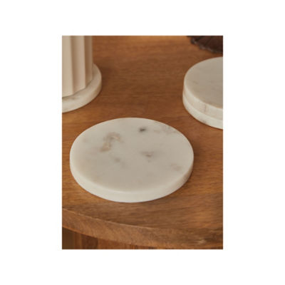 George Home marble coasters set of 4 10x10cm (British brand)