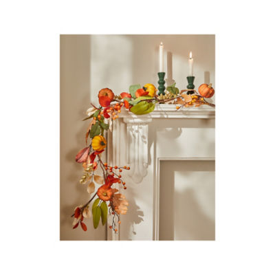 George Home orange harvest garland 150cm plastic, UK version