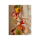 George Home orange harvest garland 150cm plastic, UK version