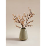 George Home artificial mimosa brown ceramic pot 38cm - British product