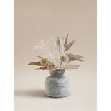 George Home artificial mixed floral cement pot 30cm - British product