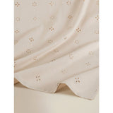 Cream cotton broderie tablecloth 230x140cm - British product