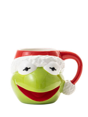 Disney Kermit Christmas green mug, imported from the UK
