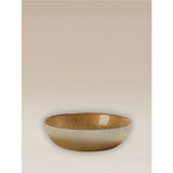 Gold-tone glass serving bowl 22.3cm - British product