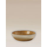 Gold-tone glass serving bowl 22.3cm - British product