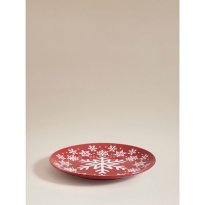 Christmas red icon side plates 19cm, imported from the UK