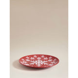 Christmas red icon side plates 19cm, imported from the UK
