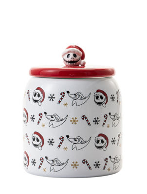 Nightmare Before Christmas sweetie jar red and white - British product