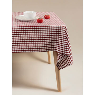 Red check tablecloth 230x140cm - British product