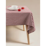 Red check tablecloth 230x140cm - British product