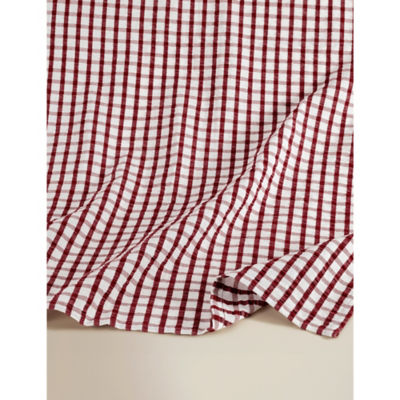 Red check tablecloth 230x140cm - British product