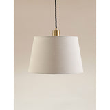 George Home linen-effect chimney shade 19cm, UK version