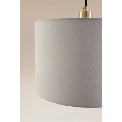 George Home linen-effect cylinder shade 20x30x30 cm, UK version