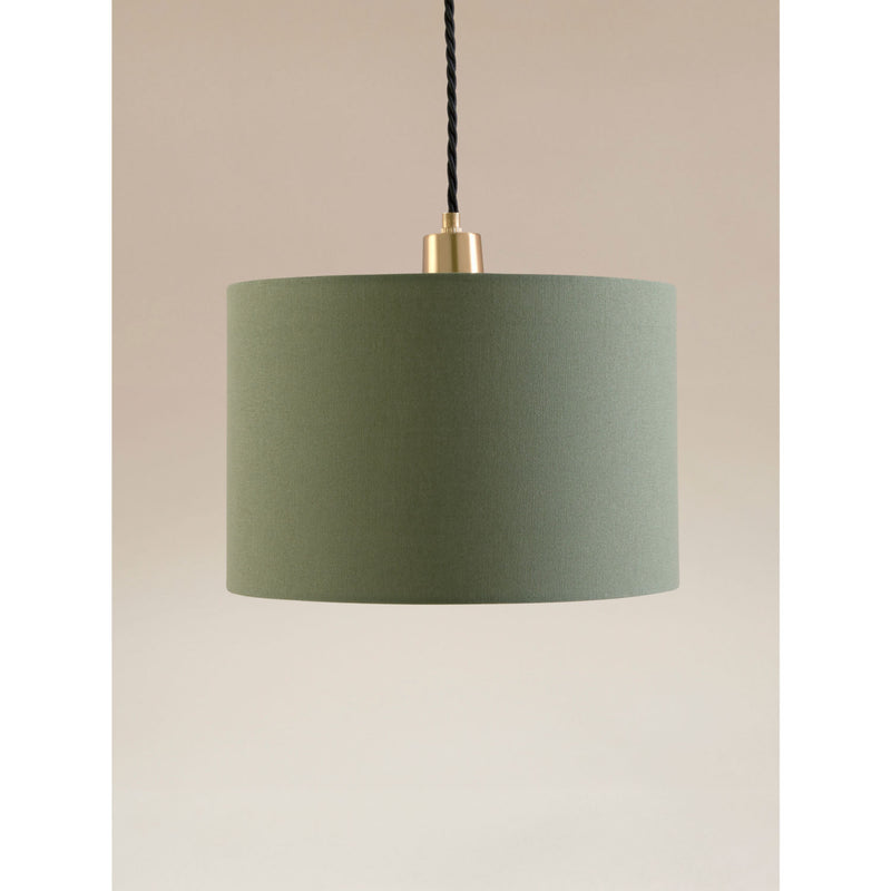 George Home linen-effect cylinder shade 20x30x30 cm, UK version