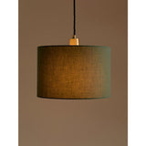 George Home linen-effect cylinder shade 20x30x30 cm, UK version