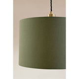 George Home linen-effect cylinder shade 20x30x30 cm, UK version