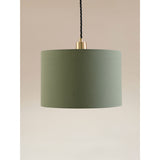 George Home linen-effect cylinder shade 20x30x30 cm, UK version