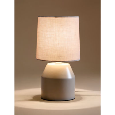George Home small ceramic table lamp, 26cm (British brand)