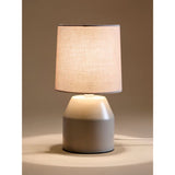 George Home small ceramic table lamp, 26cm (British brand)