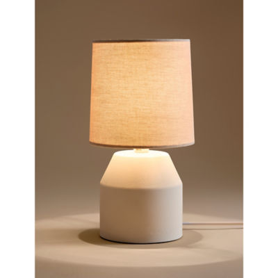 George Home ceramic table lamp cream small 26cm (British brand)