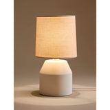 George Home ceramic table lamp cream small 26cm (British brand)