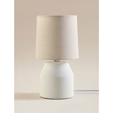 George Home ceramic table lamp cream small 26cm (British brand)