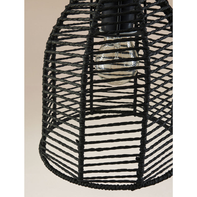 George Home natural rattan lampshade 22x22x23 cm, imported from the UK