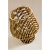 George Home natural paper rope table lamp compact - British product