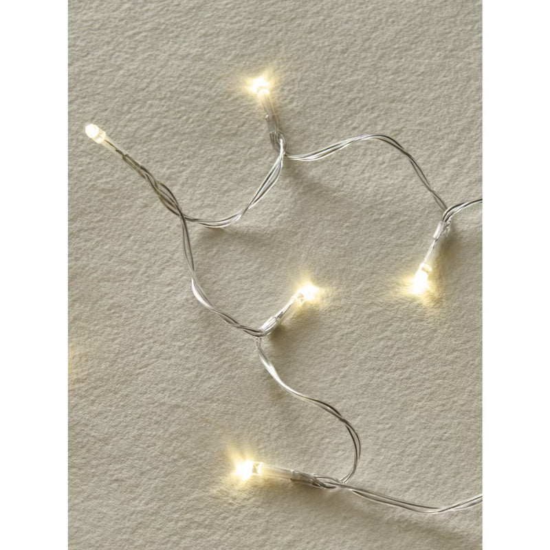 20 warm white ASDA string lights, UK version
