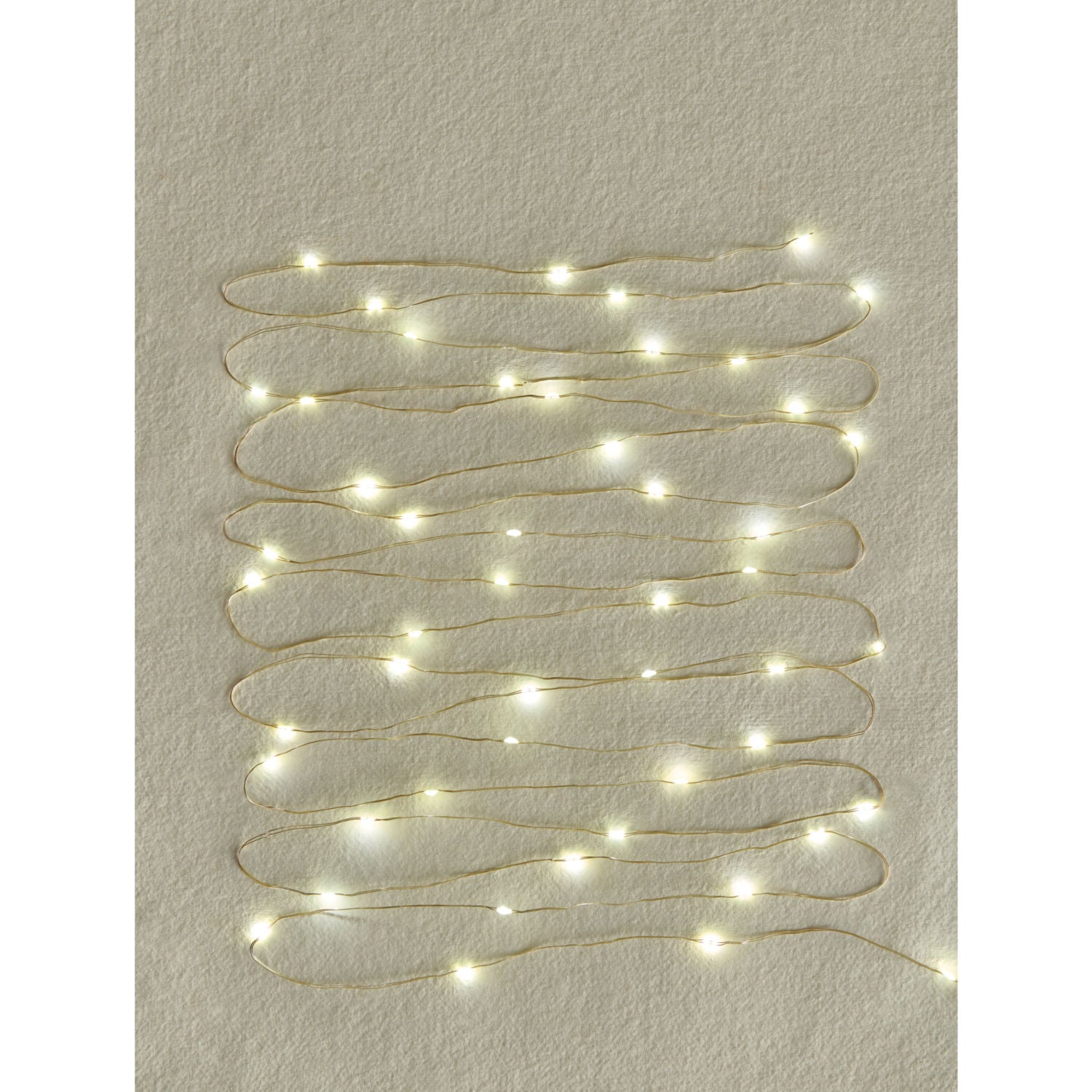 Gold string lights 50 lights 520cm UK version