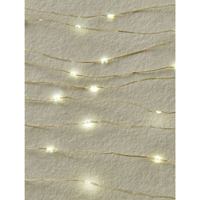 George Home gold-tone rice string lights 100 piece, UK version