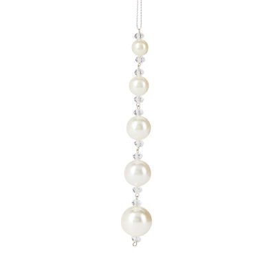 GH Pearl Drop Bauble 17.5cm plastic decoration (British brand)