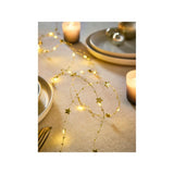 Star garland warm white 9.5m, imported from the UK