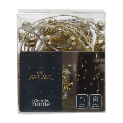 Gold Bell 20 warm white LED string lights (British brand)