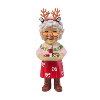 GH Mrs Claus gnome stone resin 22.5cm, UK version