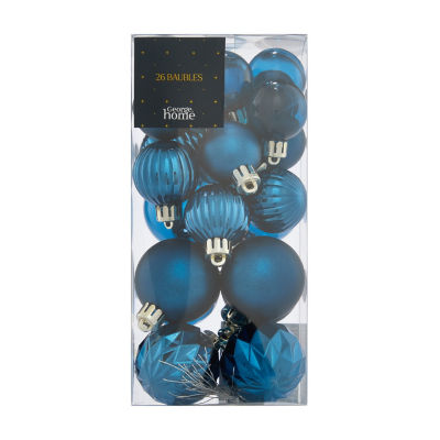 GH mini blue baubles 26 pack - British product