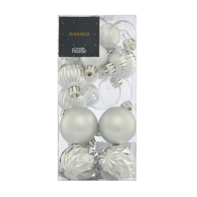 GH mini baubles silver 26 pack - British product