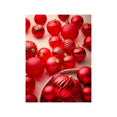GH red shatterproof baubles 30 pack, UK version