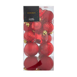 GH mini baubles 26 pack red - British product