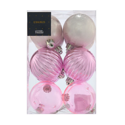 GH pink baubles 12-pack - British product