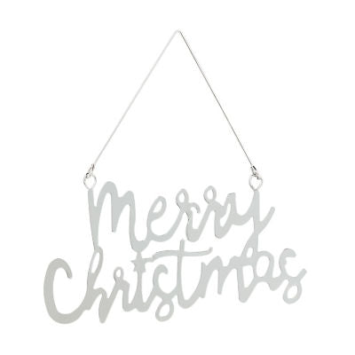 GH silver Christmas bauble 11x12cm, UK version