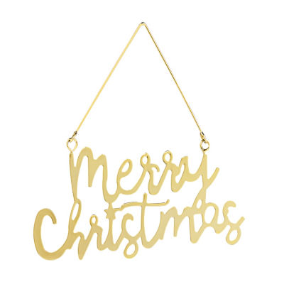 GH gold Christmas bauble 11x12cm, UK version