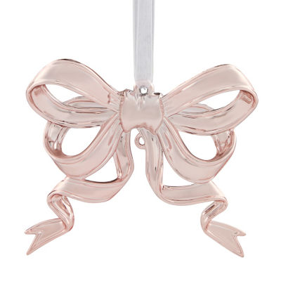 GH bow bauble pink shiny 7.5cm, UK version