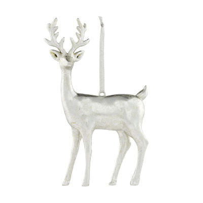 GH reindeer bauble plastic ornament, UK version