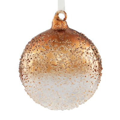 GH glass bauble bronze ombre 9cm (British brand)