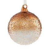 GH glass bauble bronze ombre 9cm (British brand)