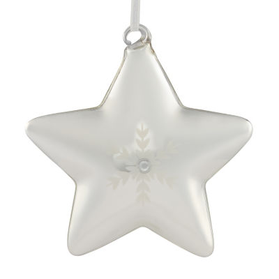 GH glass star bauble decoration, UK version