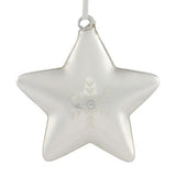 GH glass star bauble decoration, UK version
