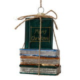 GH glass book bauble 7.5x6x11cm, imported from the UK