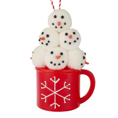 GH snowman hot chocolate bauble 9x7x13cm, imported from the UK